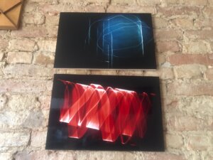 abstract photography on the wall